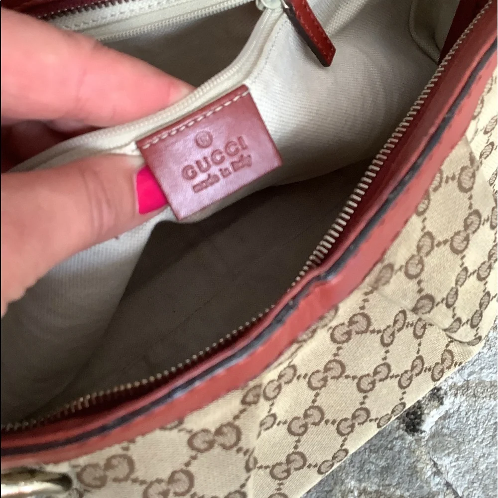GUCCI canvas GG monogram shoulder bag 🌻 - Picture 11 of 16